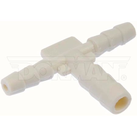 Motormite 1/8 X 1/8 X 3/16 In Hard Vacuum Tubing T Vacuum Connecto, 47326 47326